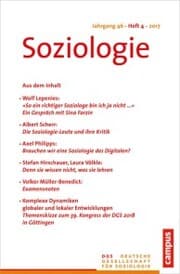 Cover von Soziologie 4.2017