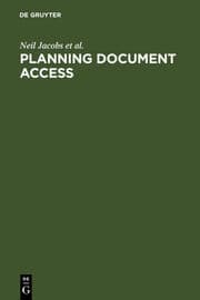 Cover von Planning Document Access