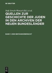 Cover von Eine Bestandsübersicht