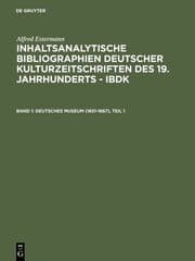 Cover von Deutsches Museum (1851-1867)