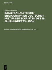 Cover von Die Gartenlaube (1853-1880 [-1944])