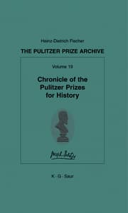 Cover von Chronicle of the Pulitzer Prizes for History