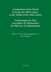 Cover von Constitutional Documents of Denmark, Norway and Sweden 1809-1849
