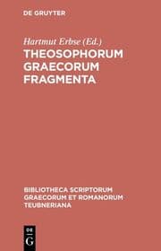 Cover von Theosophorum Graecorum fragmenta