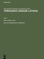 Cover von pronuntiatus - propositio