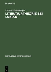 Cover von Literaturtheorie bei Lukian