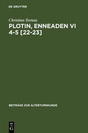 Cover von Plotin, Enneaden VI 4-5 [22-23]