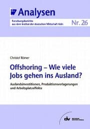 Cover von Offshoring - Wie viele Jobs gehen ins Ausland?