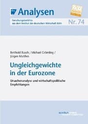 Cover von Ungleichgewichte in der Eurozone