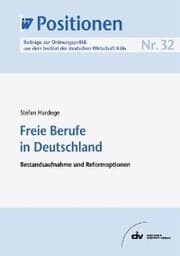 Cover von Freie Berufe in Deutschland