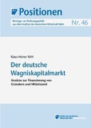 Cover von Der deutsche Wagniskapitalmarkt