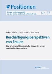 Cover von Beschäftigungsperspektiven von Frauen