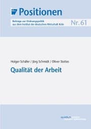 Cover von Qualität der Arbeit