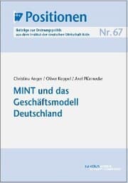 Cover von MINT und das Geschäftsmodell Deutschland