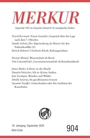 Cover von MERKUR 9/2024, Jg.78