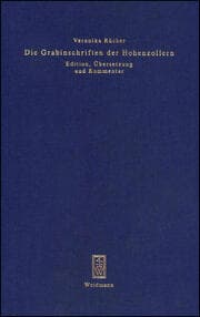 Cover von Die Grabinschriften der Hohenzollern