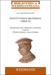 Cover von M. Fabi Quintiliani Institutionis oratoriae liber IX