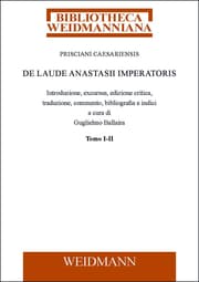 Cover von Prisciani Caesariensis, De laude Anastasii imperatoris