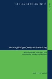 Cover von Die Augsburger Cantiones-Sammlung