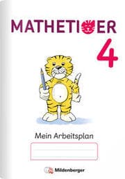 Cover von Mathetiger 4 - Arbeitsplan zur Buchausgabe (VPE 10)
