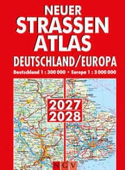 Cover von Neuer Straßenatlas Deutschland/Europa 2027/2028