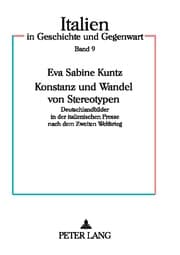 Cover von Konstanz und Wandel von Stereotypen