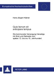 Cover von Quia bonum sit anticipare tempus