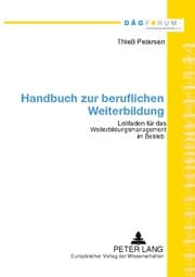 Cover von Handbuch zur beruflichen Weiterbildung
