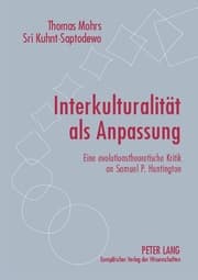 Cover von Interkulturalität als Anpassung