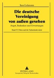 Cover von Die deutsche Vereinigung von außen gesehen