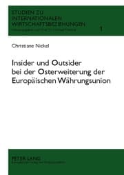 Cover von Insider und Outsider bei der Osterweiterung der Europäischen Währungsunion