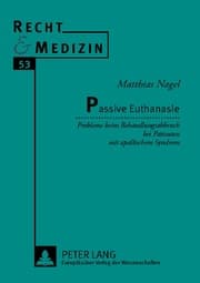 Cover von Passive Euthanasie