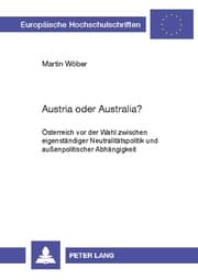 Cover von Austria oder Australia?