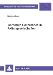 Cover von Corporate Governance in Aktiengesellschaften