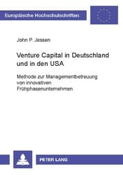 Cover von Venture Capital in Deutschland und in den USA