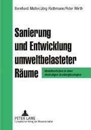 Cover von Sanierung und Entwicklung umweltbelasteter Räume