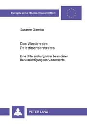 Cover von Das Werden des Palästinenserstaates