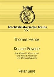 Cover von Konrad Beyerle