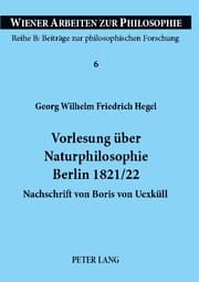 Cover von Vorlesung über Naturphilosophie- Berlin 1821/22