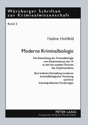 Cover von Moderne Kriminalbiologie