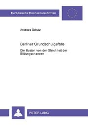 Cover von Berliner Grundschulgefälle