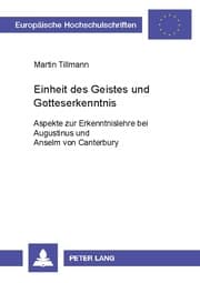 Cover von Einheit des Geistes und Gotteserkenntnis