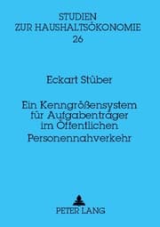 Cover von Ein Kenngrößensystem für Aufgabenträger im Öffentlichen Personennahverkehr