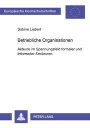 Cover von Betriebliche Organisationen