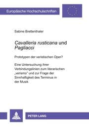 Cover von 'Cavalleria rusticana' und 'Pagliacci'