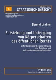 Cover von Entstehung und Untergang von Körperschaften des öffentlichen Rechts