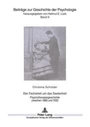 Cover von Der Fachstreit um das Seelenheil
