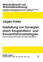 Cover von Gestaltung von Synergien durch Kooperations- und Konzentrationsstrategien
