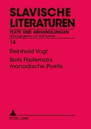 Cover von Boris Pasternaks monadische Poetik