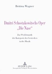 Cover von Dmitri Schostakowitschs Oper 'Die Nase'